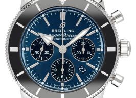 Breitling Superocean Heritage II Chronograph AB0162121C1S1 (2023) - Blauw wijzerplaat 44mm Staal