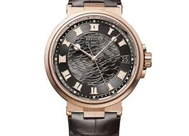 Breguet Marine 5517BR/G3/9ZU (2024) - Grijs wijzerplaat 40mm Roségoud