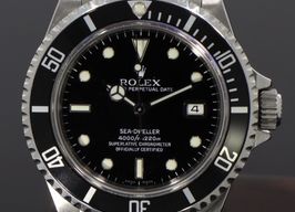 Rolex Sea-Dweller 4000 16600 (2009) - Zwart wijzerplaat 40mm Staal