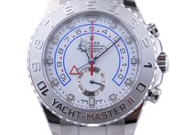 Rolex Yacht-Master II 116689 (2021) - White dial 44 mm White Gold case