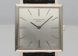 Patek Philippe Vintage 3555 (1969) - Zilver wijzerplaat 27mm Witgoud