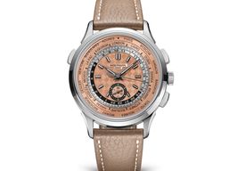 Patek Philippe World Time Chronograph 5935A-001 (2025) - Pink dial 41 mm Steel case