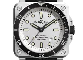 Bell & Ross BR 03-92 Steel BR0392-D-WH-ST/SRB -