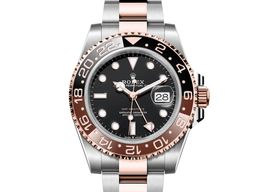 Rolex GMT-Master II 126711CHNR (2020) - Zwart wijzerplaat 40mm Goud/Staal