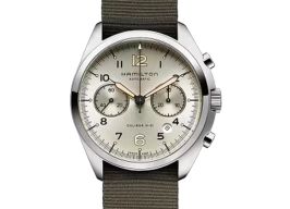 Hamilton Khaki Pilot Pioneer H76456955 (2025) - Zilver wijzerplaat 42mm Staal