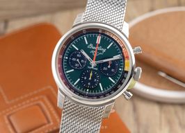 Breitling Top Time AB01762A1L1A1 (Onbekend (willekeurig serienummer)) - Groen wijzerplaat 41mm Staal