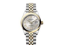 Rolex Lady-Datejust 279163 (2025) - Zilver wijzerplaat 28mm Goud/Staal