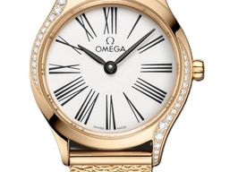 Omega De Ville Trésor 428.55.26.60.04.001 (2026) - Wit wijzerplaat 26mm Geelgoud
