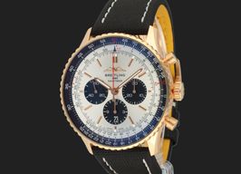 Breitling Navitimer 01 (46 MM) RB0137241G1P1 (2023) - Silver dial 46 mm Red Gold case