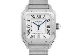 Cartier Santos WSSA0009 (2018) - Wit wijzerplaat 40mm Staal