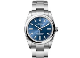 Rolex Oyster Perpetual 34 124200 (2023) - Blue dial 34 mm Steel case