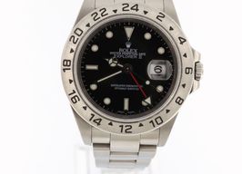 Rolex Explorer II 16570 (2002) - Zwart wijzerplaat 40mm Staal