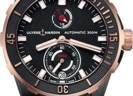 Ulysse Nardin Diver Chronometer 1185-170-3/BLACK (2026) - Zwart wijzerplaat 45mm Keramiek