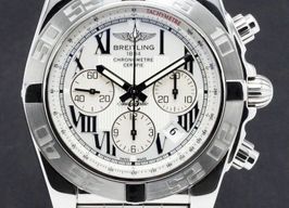Breitling Chronomat 44 AB0110 (2014) - Wit wijzerplaat 44mm Staal