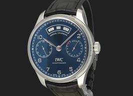 IWC Portuguese Annual Calendar IW503502 (2018) - Blue dial 44 mm Steel case