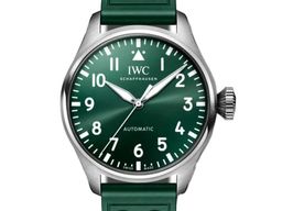 IWC Big Pilot IW329306 (2024) - Groen wijzerplaat 43mm Staal