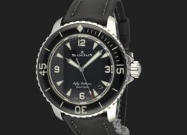 Blancpain Fifty Fathoms 5015-1130-52A (2019) - Zwart wijzerplaat 45mm Staal