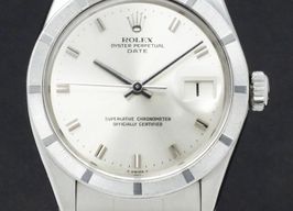 Rolex Oyster Perpetual Date 1501 (1969) - Zilver wijzerplaat 34mm Staal