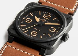 Bell & Ross BR 03 BR03A-HER-CE/SCA (2024) - Zwart wijzerplaat 42mm Keramiek