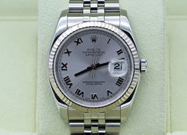 Rolex Datejust 36 116234 (Unknown (random serial)) - Silver dial 36 mm Steel case