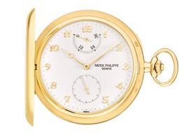 Patek Philippe Pocket watch 983J-001 (2025) - Silver dial 48 mm Yellow Gold case