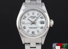 Rolex Oyster Perpetual Lady Date 79160 (2002) - White dial 26 mm Steel case