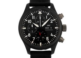IWC Pilot Chronograph Top Gun IW389101 (2020) - Black dial 45 mm Ceramic case