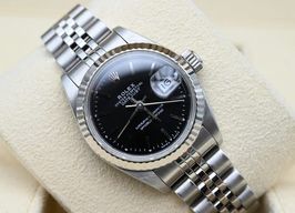 Rolex Lady-Datejust 69174 (1992) - Black dial 26 mm Steel case