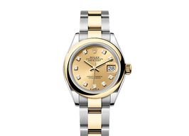 Rolex Lady-Datejust 279163 (2025) - Champagne wijzerplaat 28mm Goud/Staal