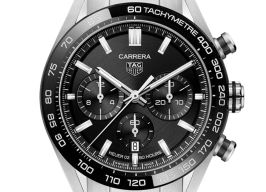 TAG Heuer Carrera CBN2A1B.BA0643 (2024) - Zwart wijzerplaat 44mm Staal