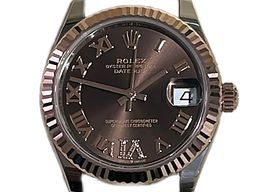 Rolex Datejust 31 278271 (2025) - Brown dial 31 mm Gold/Steel case