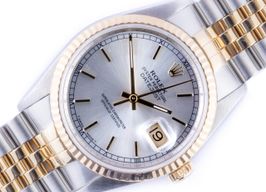 Rolex Datejust 36 16233 (1990) - Grey dial 36 mm Gold/Steel case