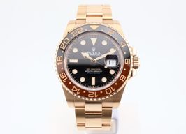 Rolex GMT-Master II 126715CHNR (2021) - Zwart wijzerplaat 40mm Roségoud