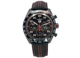 TAG Heuer Carrera Porsche Chronograph Special Edition CBN2A1M.FC6526 (2023) - Zwart wijzerplaat 44mm Staal