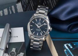 Omega Seamaster Aqua Terra 231.10.39.21.03.002 (Onbekend (willekeurig serienummer)) - Blauw wijzerplaat 39mm Staal