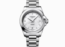 Longines Conquest L3.430.4.87.6 (2025) - White dial 34 mm Steel case