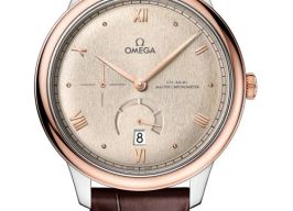 Omega De Ville 434.23.41.21.09.001 (2026) - Beige wijzerplaat 41mm Goud/Staal