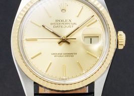 Rolex Datejust 36 16013 (1987) - Gold dial 36 mm Gold/Steel case