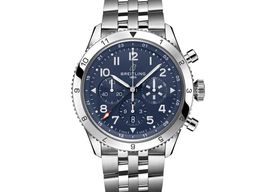 Breitling Aviator 8 AB04451A1C1A1 (2025) - Blauw wijzerplaat 46mm Staal