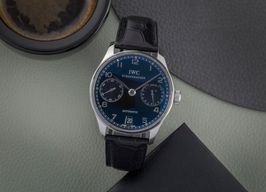 IWC Portuguese Automatic IW500109 (Unknown (random serial)) - Black dial 42 mm Steel case