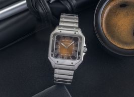 Cartier Santos WSSA0065 (Unknown (random serial)) - Bronze dial 35 mm Steel case