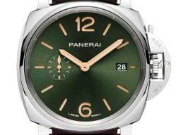 Panerai Luminor Due PAM01329 (2026) - Green dial 42 mm Platinum case