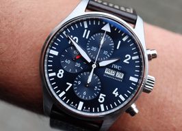 IWC Pilot Chronograph IW377714 (2019) - Blue dial 43 mm Steel case