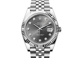 Rolex Datejust 41 126334 (2025) - Grijs wijzerplaat 41mm Staal