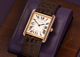 Cartier Tank Solo W5200025 (2020) - Silver dial 24 mm Rose Gold case