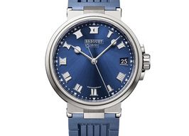 Breguet Marine 5517TI/Y1/5ZU (2023) - Blauw wijzerplaat 40mm Titanium