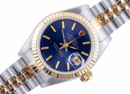 Rolex Lady-Datejust 69173 (1987) - Blue dial 26 mm Gold/Steel case