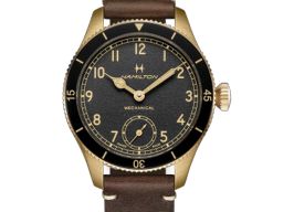 Hamilton Khaki Aviation H76709530 (2025) - Black dial 43 mm Bronze case