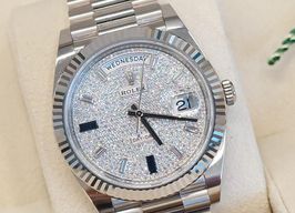 Rolex Day-Date 228239 (2026) - Silver dial 40 mm White Gold case