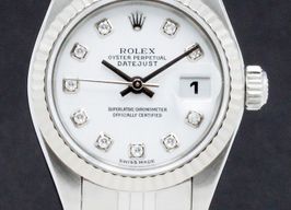 Rolex Lady-Datejust 79174 (2002) - Wit wijzerplaat 26mm Staal